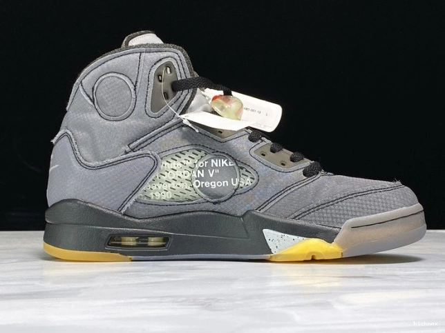 Rep Black CT8480-001 5 Jordan Air x Off-White 0718